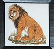 Load image into Gallery viewer, Asiatic Lion Embroidery Design