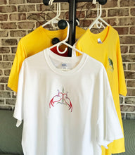 Load image into Gallery viewer, Fantasy Birds Embroidered on Short Sleeve Tee Shirt