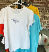 Load image into Gallery viewer, Flying Dove Embroidered Tee Shirt