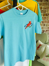 Load image into Gallery viewer, North Carolina Cardinal Embroidered Tee Shirt
